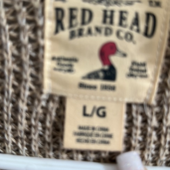 Red head nit sweater size L - Picture 5 of 6
